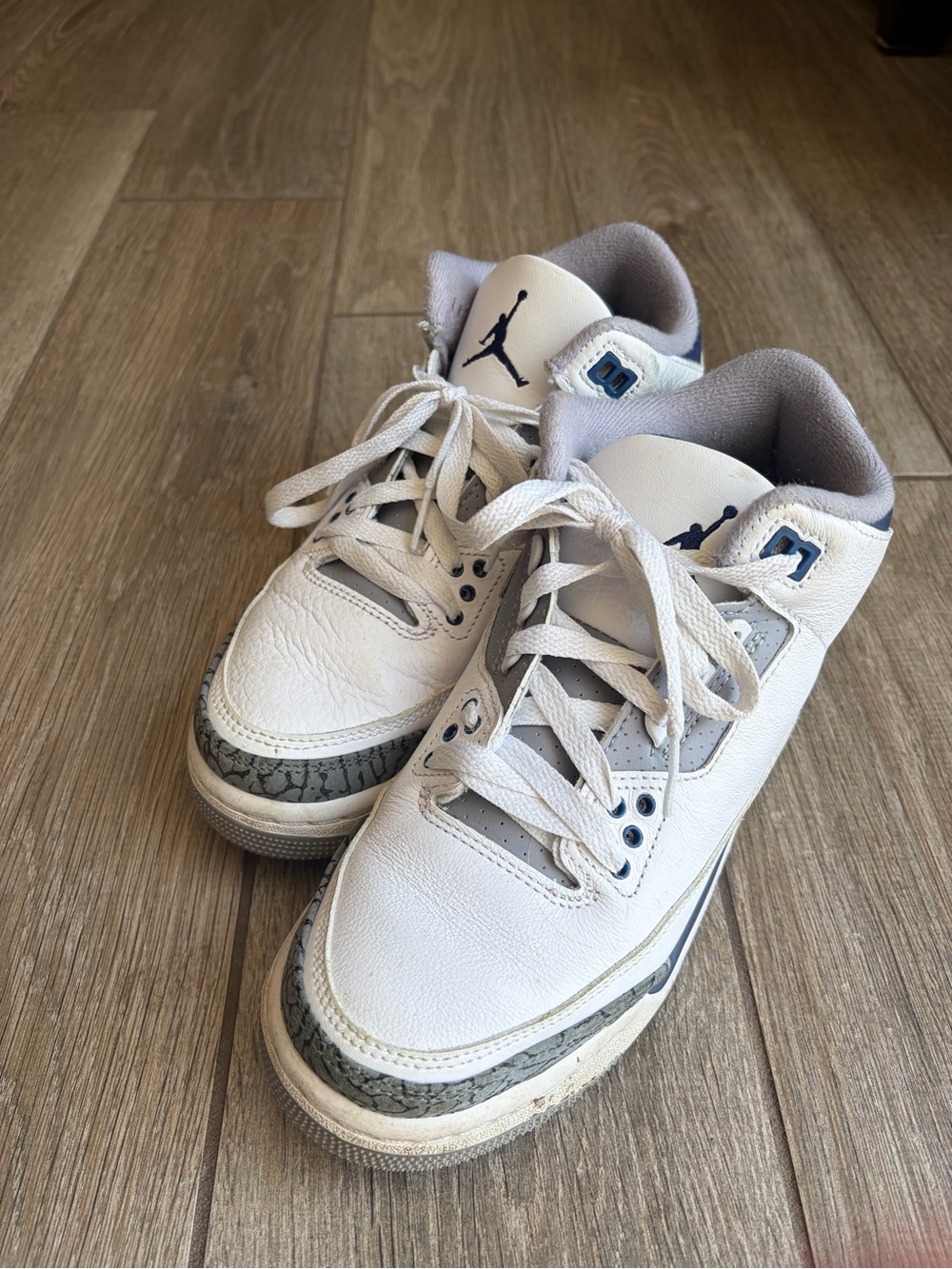 Nike Jordan Kids White & Gray Retro Sneaker